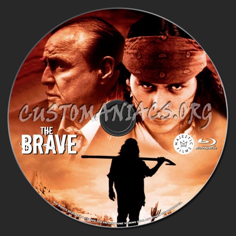 The Brave blu-ray label