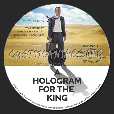 A Hologram for the King dvd label