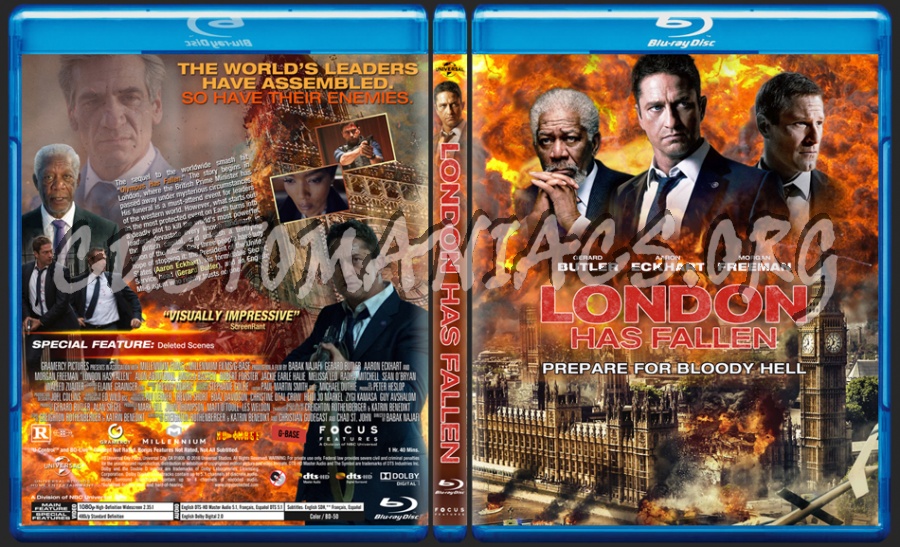 London Has Fallen dvd cover