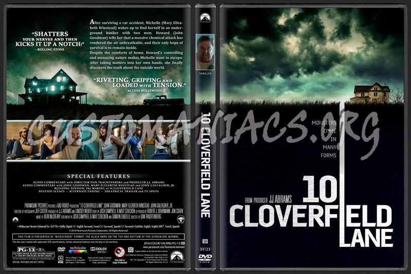 10 Cloverfield Lane dvd cover