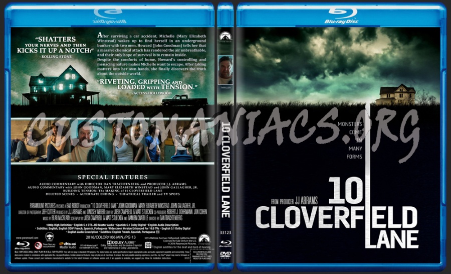 10 Cloverfield Lane blu-ray cover