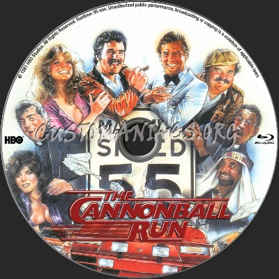 The Cannonball Run blu-ray label