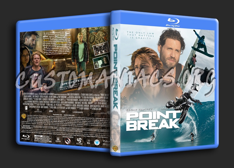 Point Break (2015) dvd cover