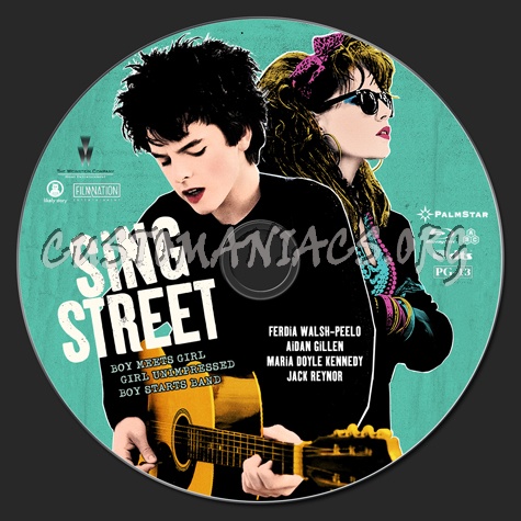 Sing Street blu-ray label