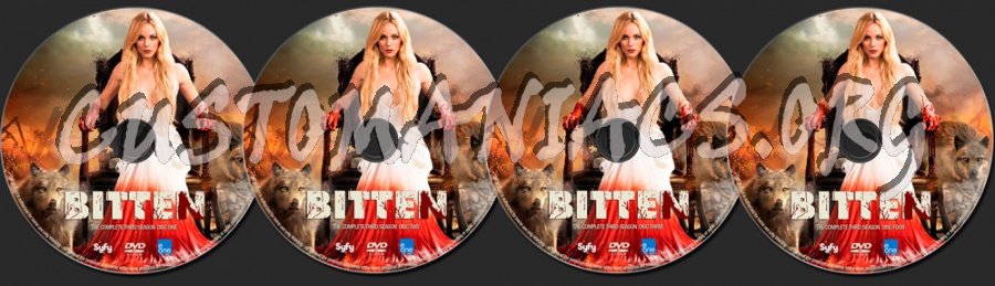 Bitten Season 3 dvd label