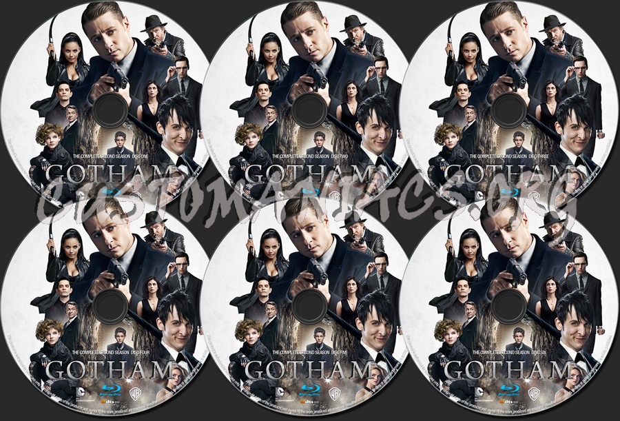 Gotham Season 2 blu-ray label