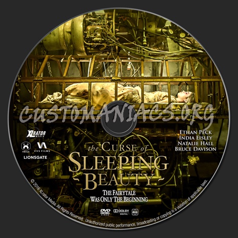 The Curse of Sleeping Beauty dvd label