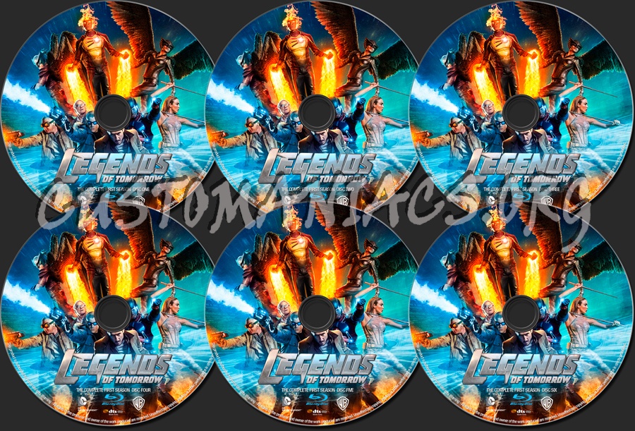 Legends of Tomorrow Season 1 blu-ray label