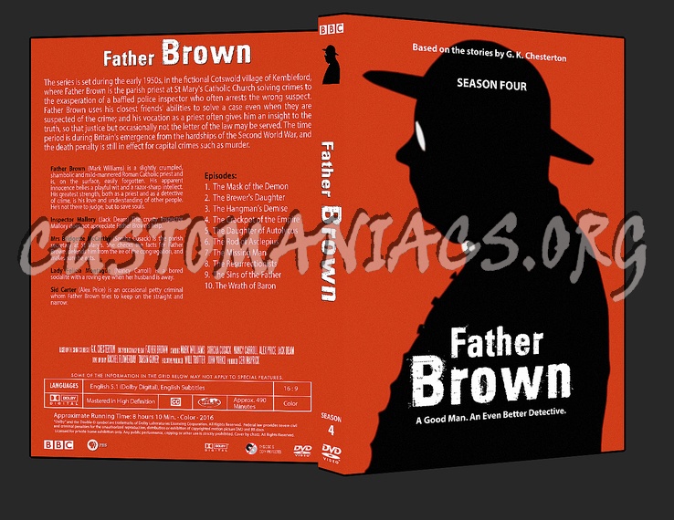 Father Brown - Season 4 dvd cover