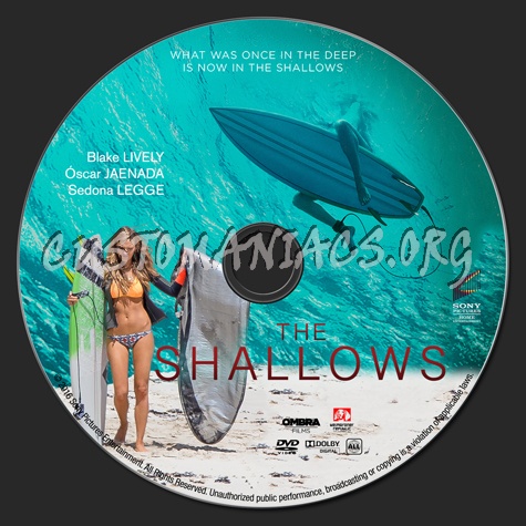 The Shallows dvd label