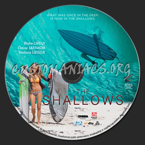 The Shallows blu-ray label