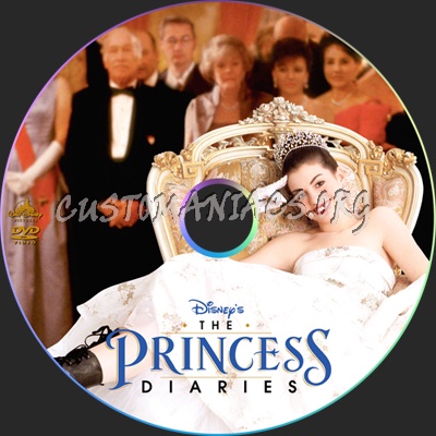 The Princess Diaries 1 & 2 dvd label