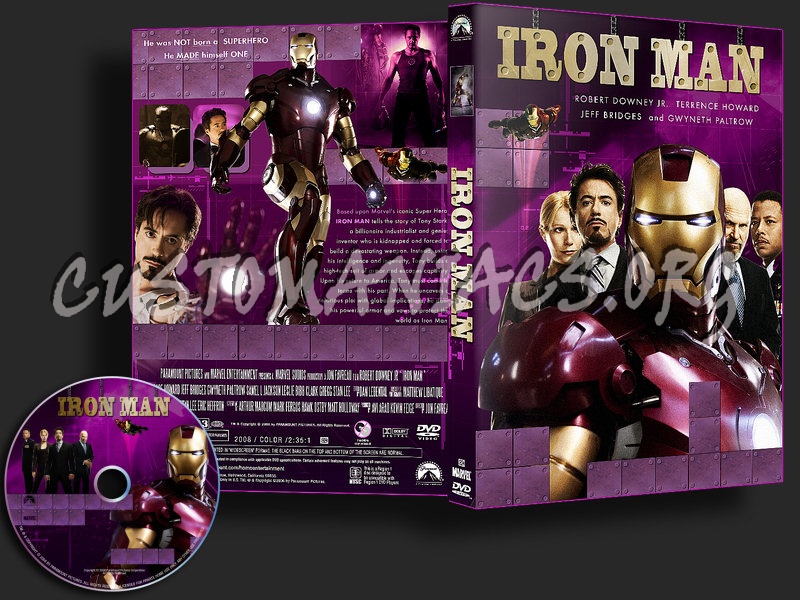 Iron Man dvd cover