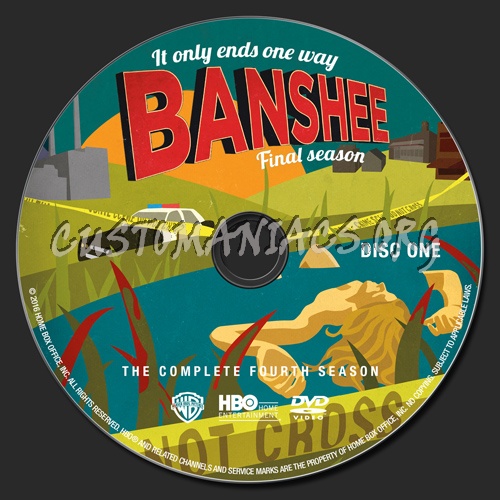 Banshee: Season 4 dvd label