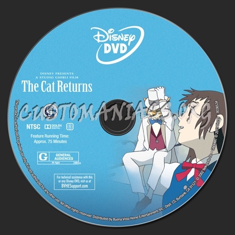 The Cat Returns dvd label