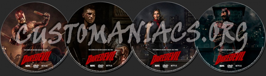 Daredevil Season 2 dvd label