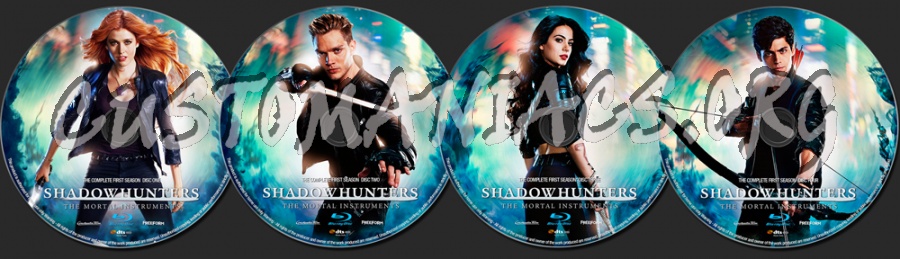 Shadowhunters Season 1 blu-ray label
