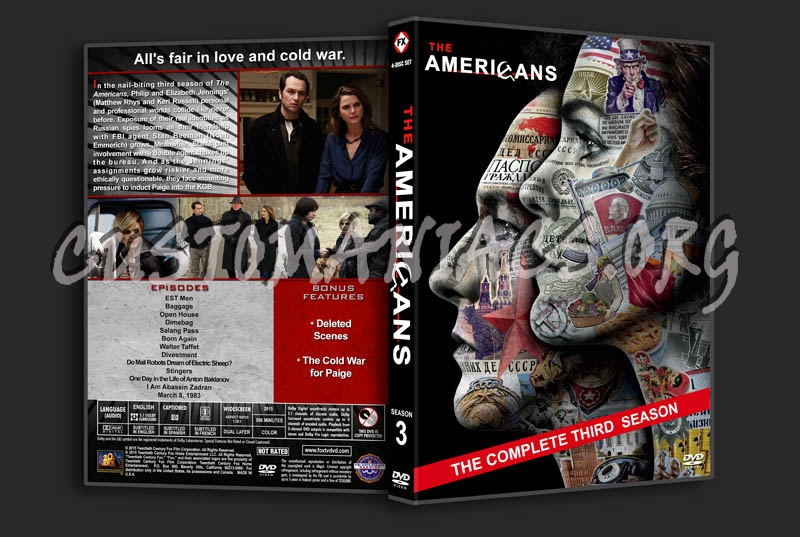 The Americans - Season 3 dvd cover