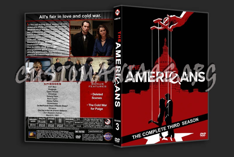 The Americans - Season 3 dvd cover