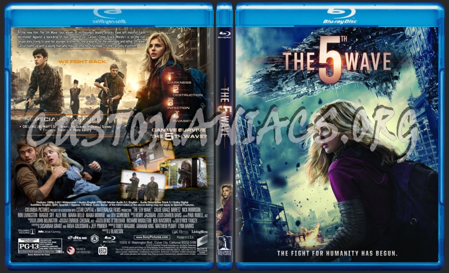 The 5th Wave (aka The Fifth Wave) dvd cover