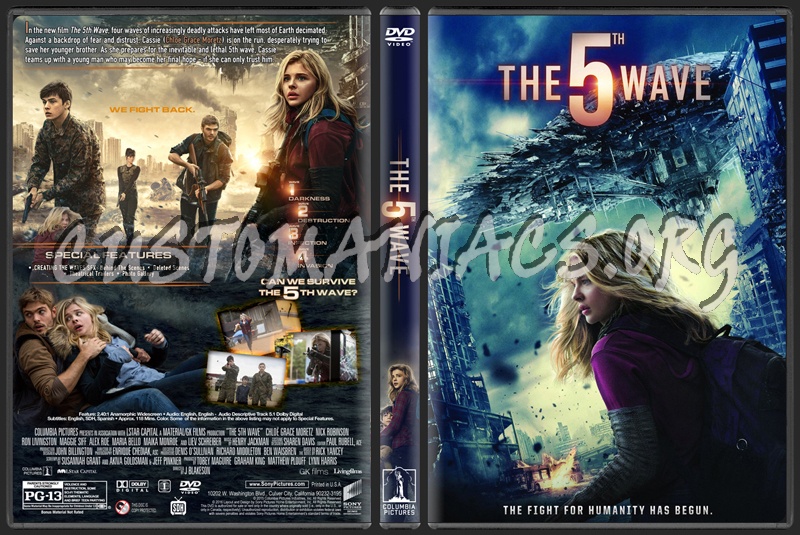 The 5th Wave (aka The Fifth Wave) dvd cover