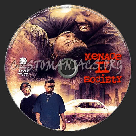 Menace II Society dvd label