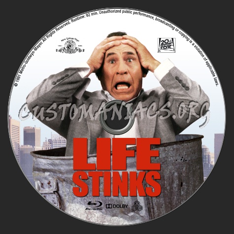 Life Stinks blu-ray label