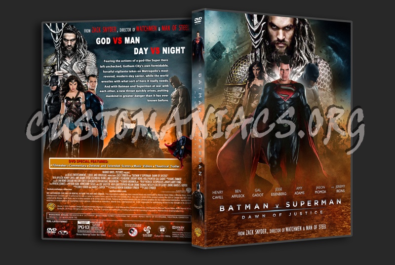 Batman v Superman: Dawn of Justice dvd cover