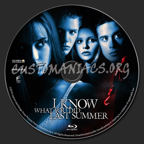 I Know What You Did Last Summer blu-ray label