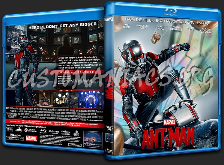 Ant-Man blu-ray cover