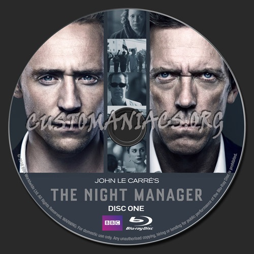 The Night Manager blu-ray label