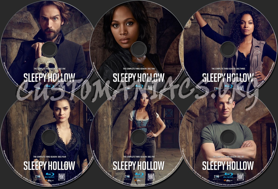 Sleepy Hollow Season 3 blu-ray label