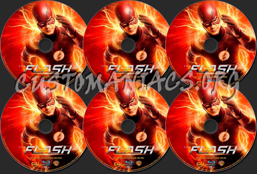 The Flash Season 2 blu-ray label