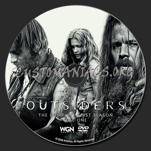 Outsiders - Season 1 dvd label