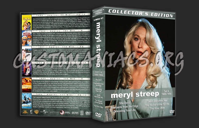 Meryl Streep Collection - Set 4 (1989-1994) dvd cover