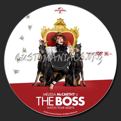 The Boss dvd label