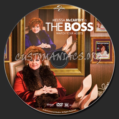 The Boss dvd label