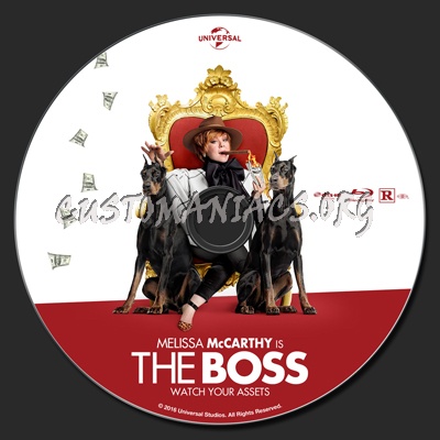 The Boss blu-ray label