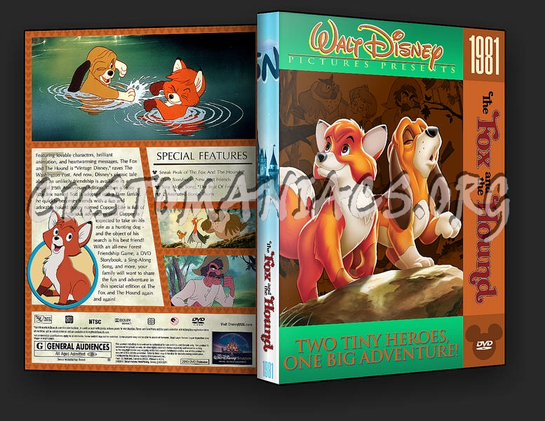 The Fox and the Hound dvd cover