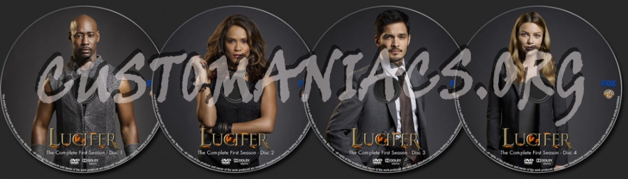 Lucifer Season 1 dvd label