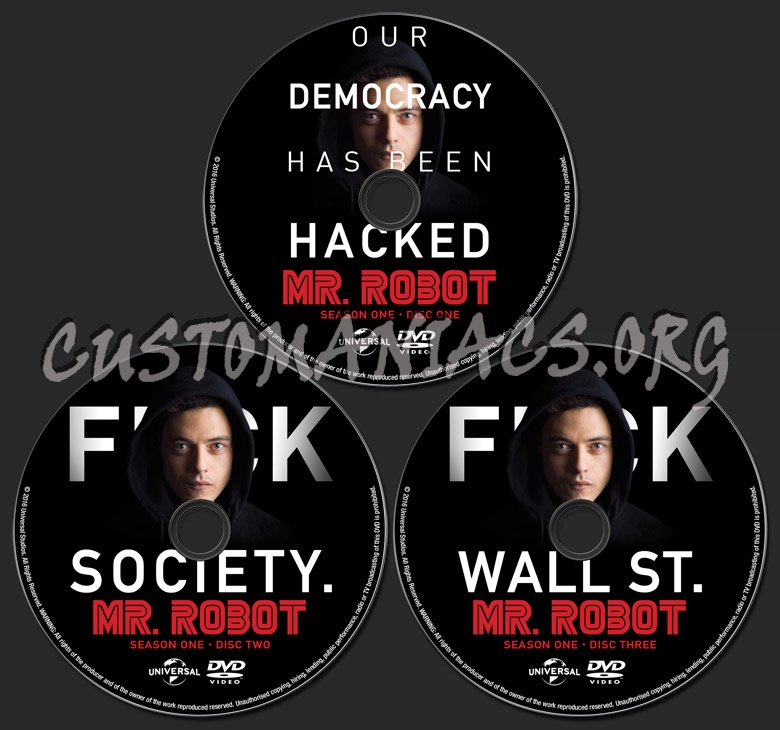 Mr. Robot - Season 1 dvd label