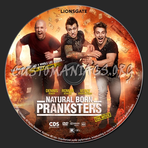Natural Born Pranksters dvd label