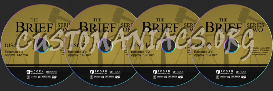 The Brief - The Complete Series dvd label