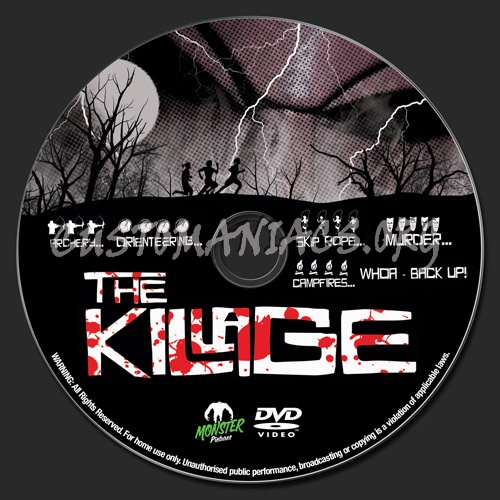 The Killage dvd label