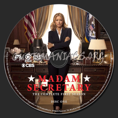 Madam Secretary - Season 1 dvd label