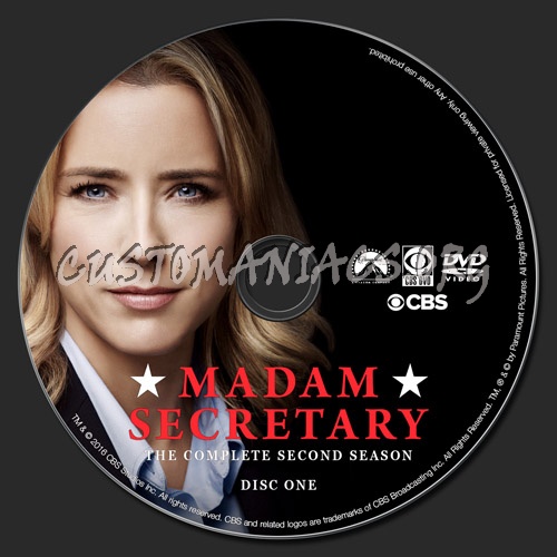 Madam Secretary - Season 2 dvd label