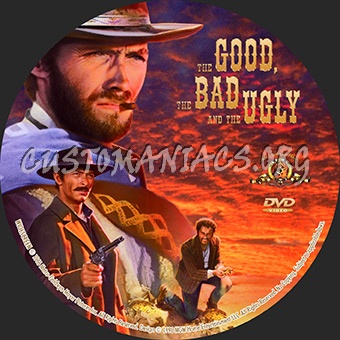 The Good The Bad And The Ugly dvd label