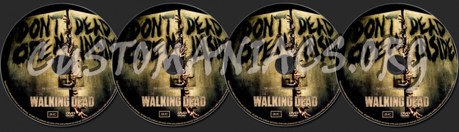 The Walking Dead Season 6 dvd label