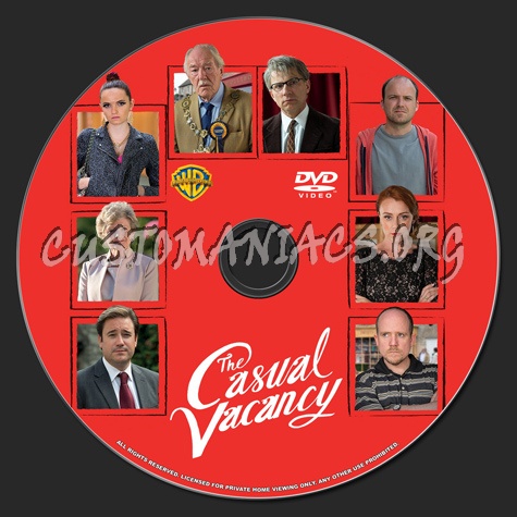 The Casual Vacancy dvd label