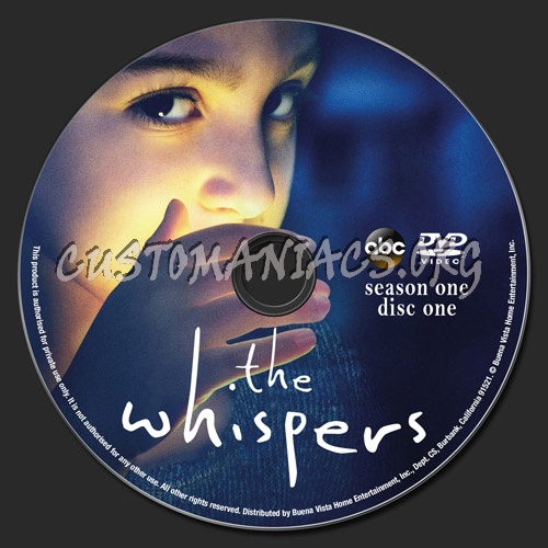 The Whispers - Season 1 dvd label